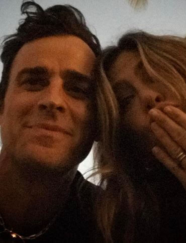 Eugene Theroux son Justin Theroux with his ex-wife Jennifer Aniston